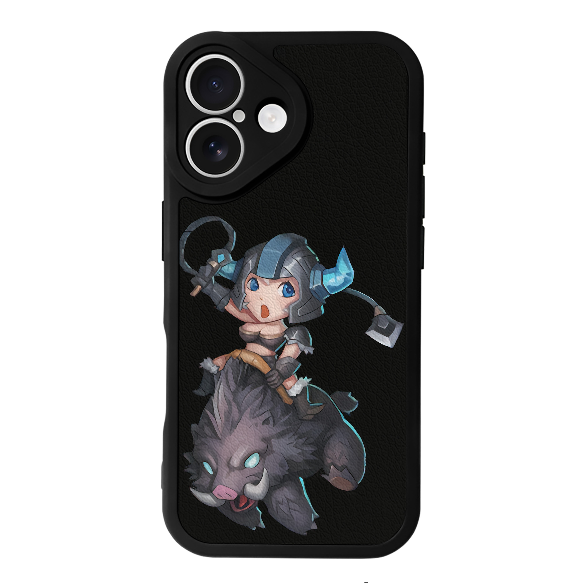 （画像用） リーグ・オブ・レジェンド League of Legends LOL 【iPhone 16シリーズ対応】シリコンスマホケース（レザー調） 材質：シリコン
